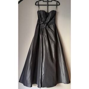 Bill‎ Levkoff sz 8 sweetheart strapless maxi dress gown